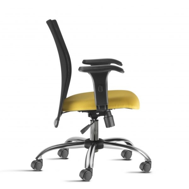 Cadeiras Giratórias Amarelas Itaquera - Cadeira Giratória de Escritório